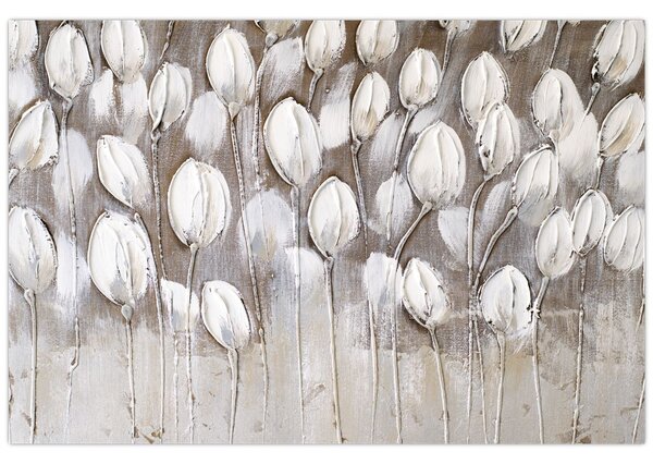 Slika - Strukturirani tulipani (90x60 cm)