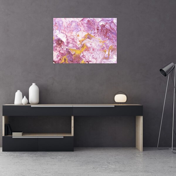 Slika - Ružičasta apstrakcija (70x50 cm)