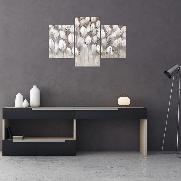 Slika - Strukturirani tulipani (90x60 cm)