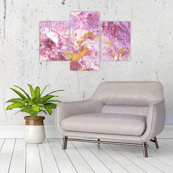Slika - Ružičasta apstrakcija (90x60 cm)