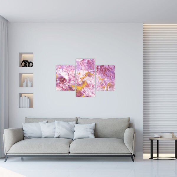 Slika - Ružičasta apstrakcija (90x60 cm)