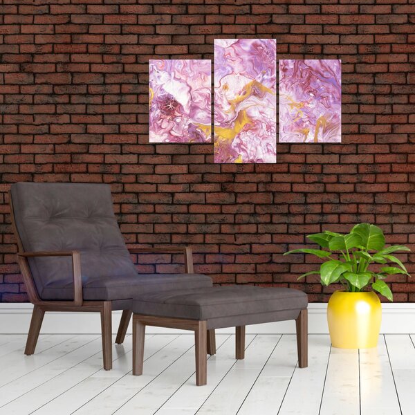Slika - Ružičasta apstrakcija (90x60 cm)