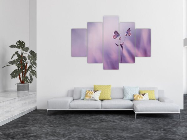 Slika - Ljubičasti leptirići (150x105 cm)
