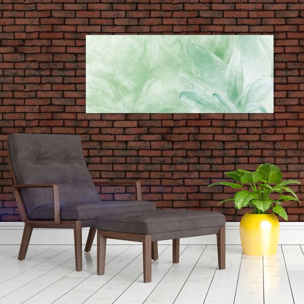 Slika - Zeleni cvijet (120x50 cm)