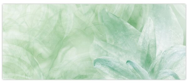 Slika - Zeleni cvijet (120x50 cm)
