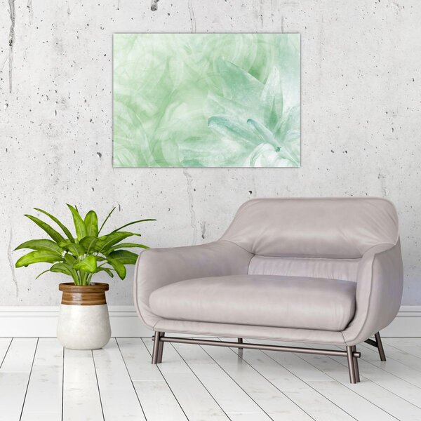 Slika - Zeleni cvijet (70x50 cm)