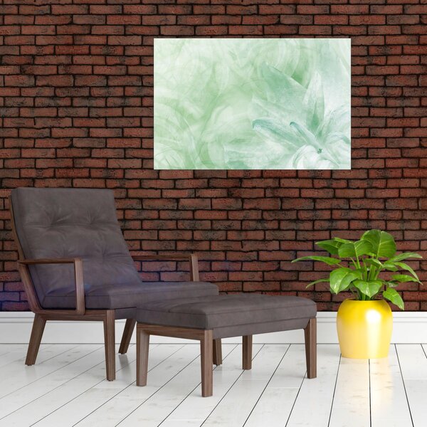 Slika - Zeleni cvijet (90x60 cm)