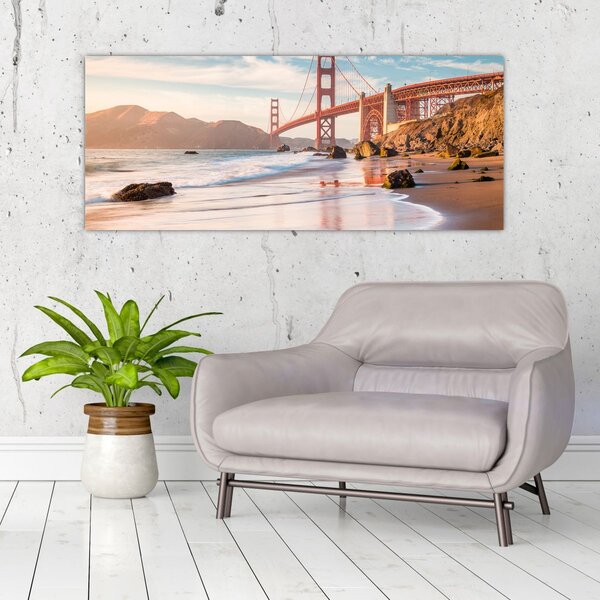 Slika - Golden Gate Bridge (120x50 cm)