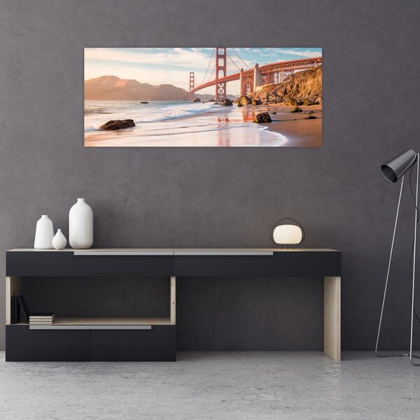 Slika - Golden Gate Bridge (120x50 cm)