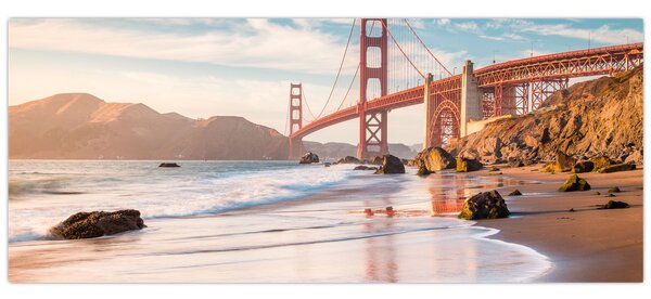 Slika - Golden Gate Bridge (120x50 cm)