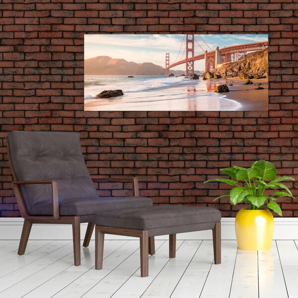 Slika - Golden Gate Bridge (120x50 cm)