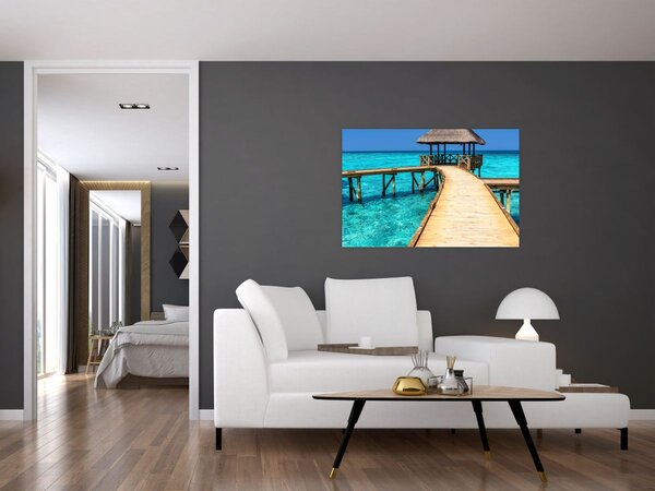 Slika - Pristanište (90x60 cm)