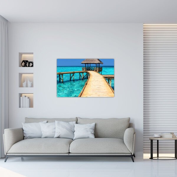 Slika - Pristanište (90x60 cm)