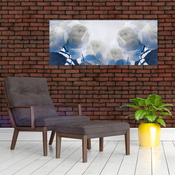 Slika - Bijele ruže (120x50 cm)