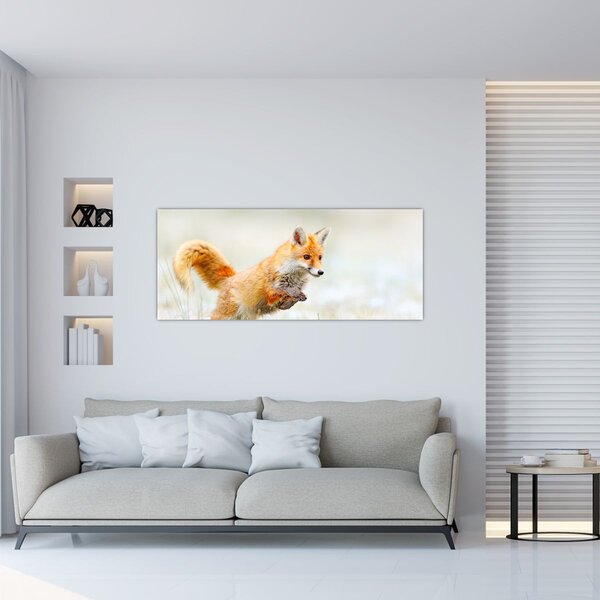 Slika - Lisica koja skače (120x50 cm)