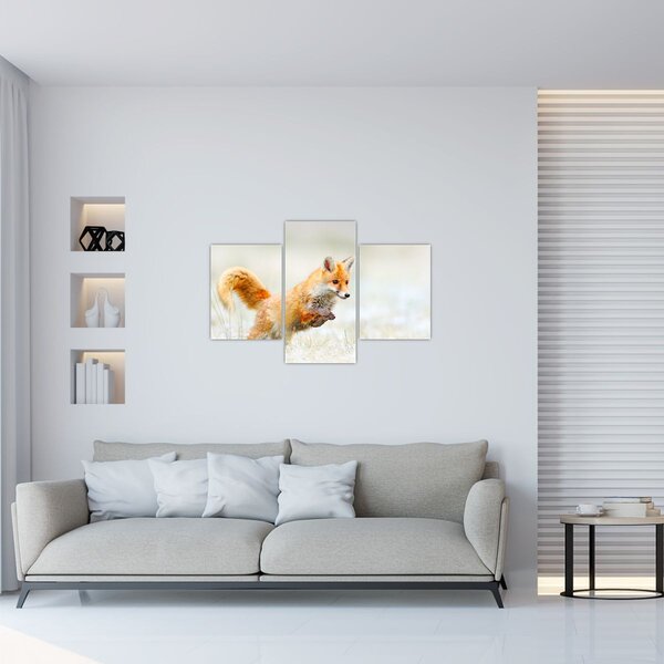 Slika - Lisica koja skače (90x60 cm)