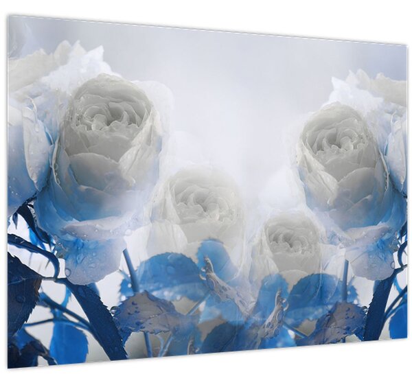 Slika - Bijele ruže (70x50 cm)