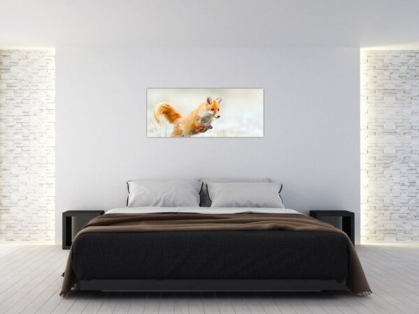 Slika - Lisica koja skače (120x50 cm)