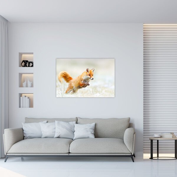 Slika - Lisica koja skače (90x60 cm)