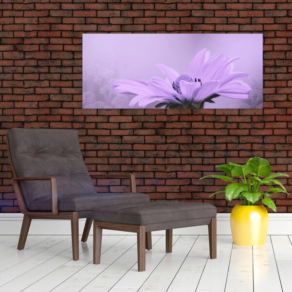 Slika - Ljubičasti cvijet (120x50 cm)