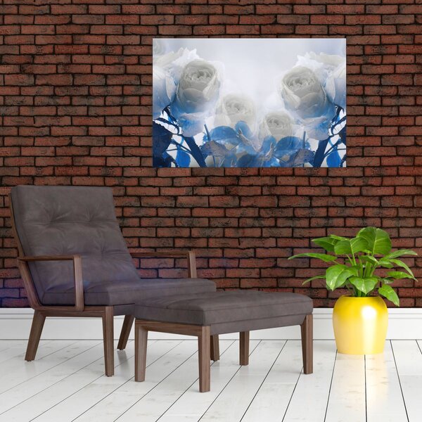 Slika - Bijele ruže (90x60 cm)
