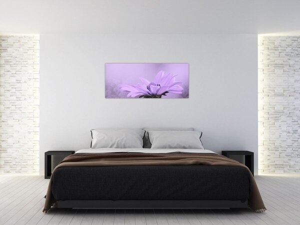 Slika - Ljubičasti cvijet (120x50 cm)