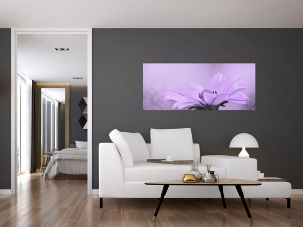 Slika - Ljubičasti cvijet (120x50 cm)