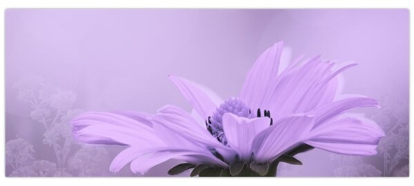 Slika - Ljubičasti cvijet (120x50 cm)