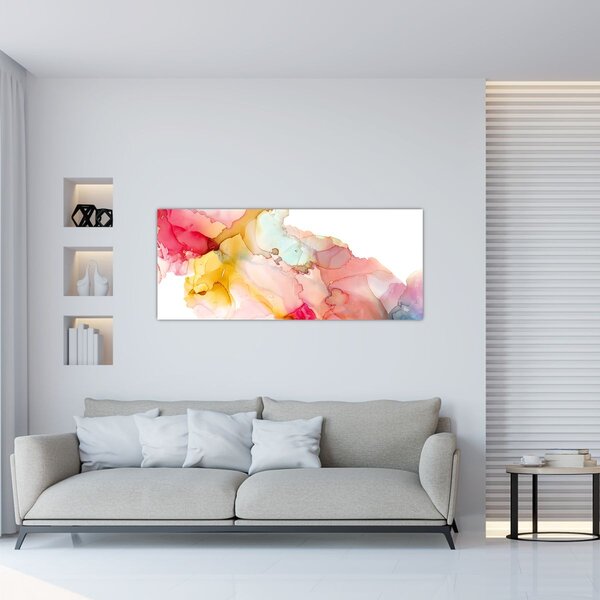 Slika - Apstrakcija tintom (120x50 cm)