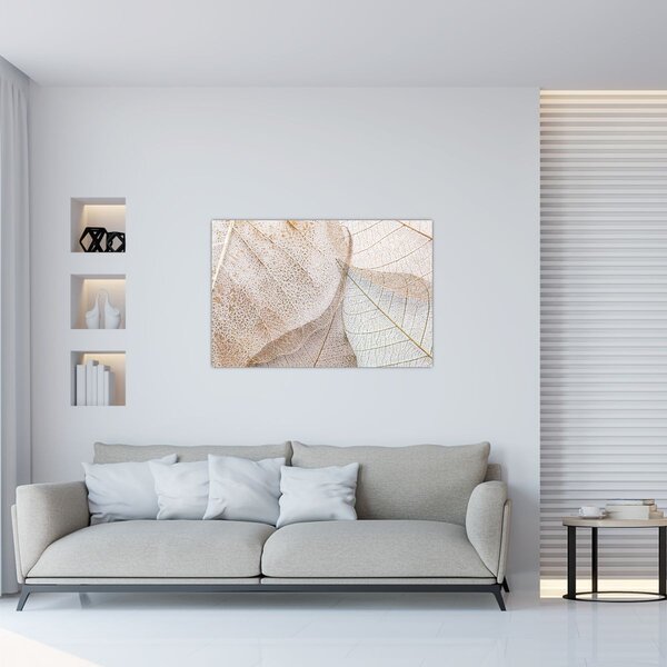 Slika - Bež lišće (90x60 cm)