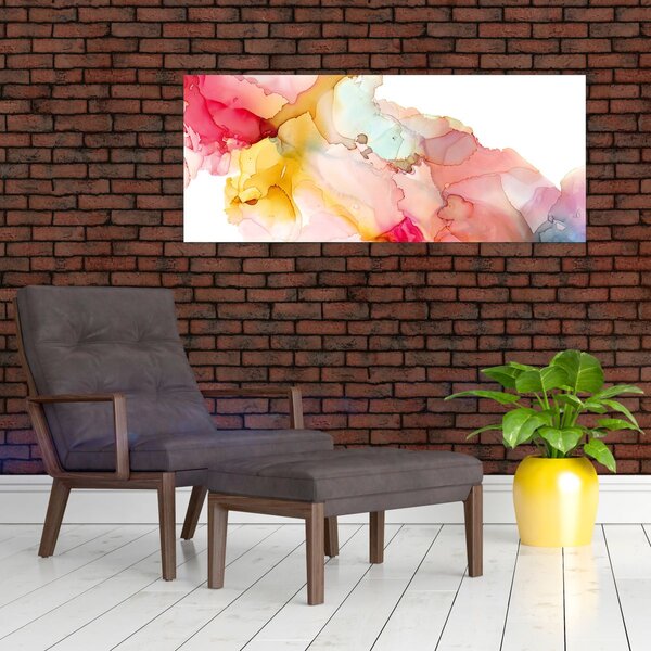 Slika - Apstrakcija tintom (120x50 cm)