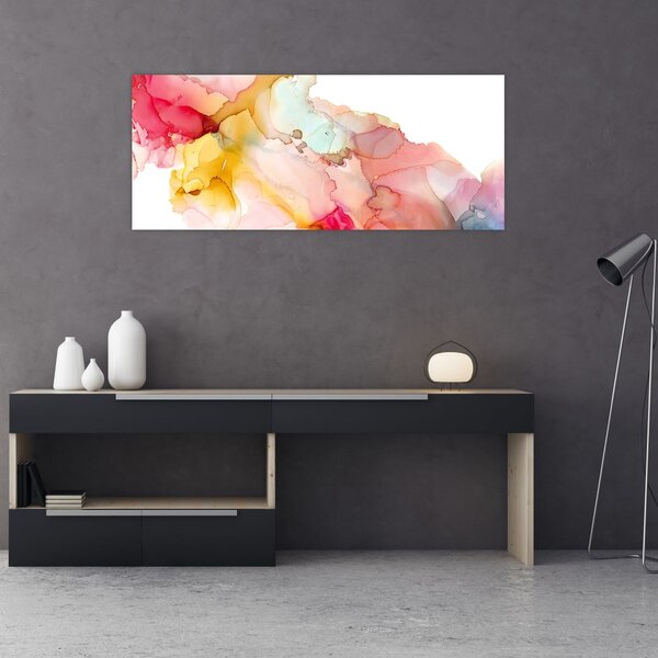 Slika - Apstrakcija tintom (120x50 cm)