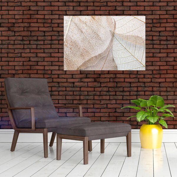 Slika - Bež lišće (90x60 cm)