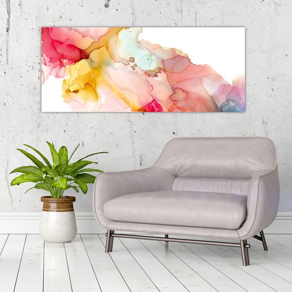 Slika - Apstrakcija tintom (120x50 cm)