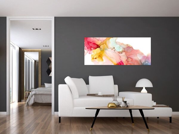 Slika - Apstrakcija tintom (120x50 cm)