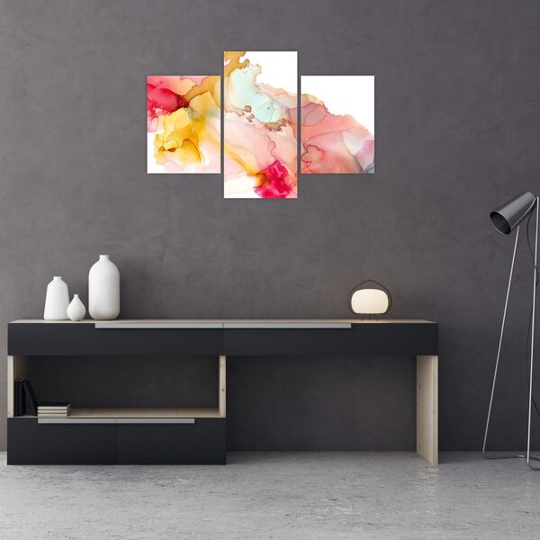 Slika - Apstrakcija tintom (90x60 cm)