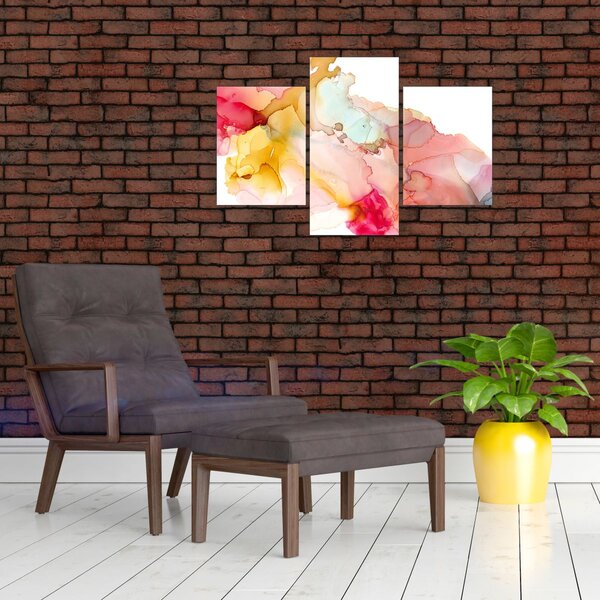 Slika - Apstrakcija tintom (90x60 cm)