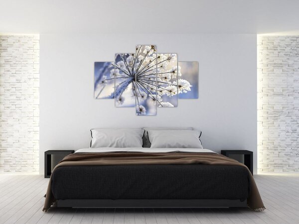 Slika - Smrznuti cvijet (150x105 cm)
