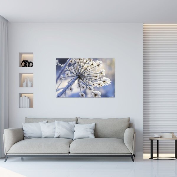 Slika - Smrznuti cvijet (90x60 cm)