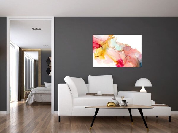 Slika - Apstrakcija tintom (90x60 cm)