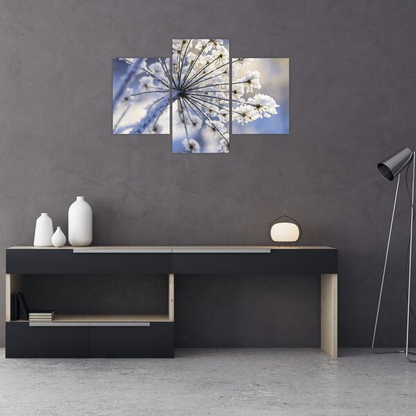 Slika - Smrznuti cvijet (90x60 cm)