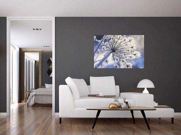 Slika - Smrznuti cvijet (90x60 cm)