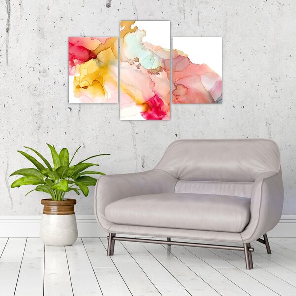 Slika - Apstrakcija tintom (90x60 cm)