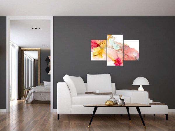 Slika - Apstrakcija tintom (90x60 cm)