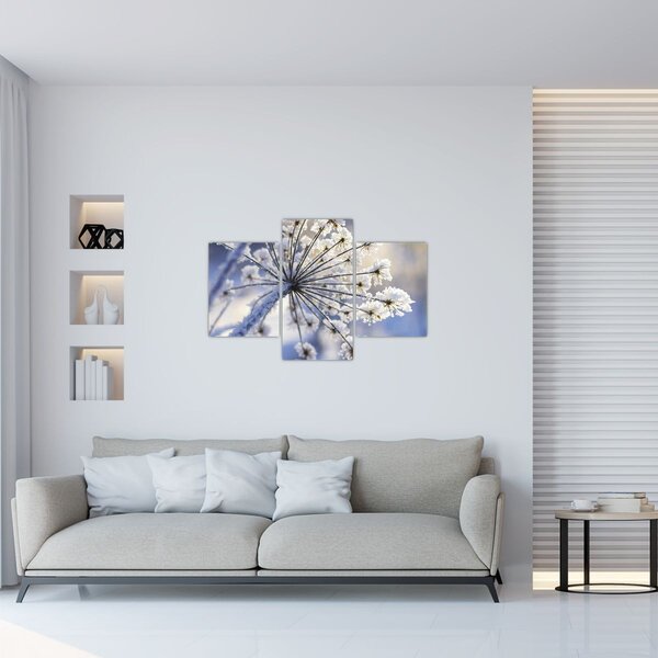 Slika - Smrznuti cvijet (90x60 cm)