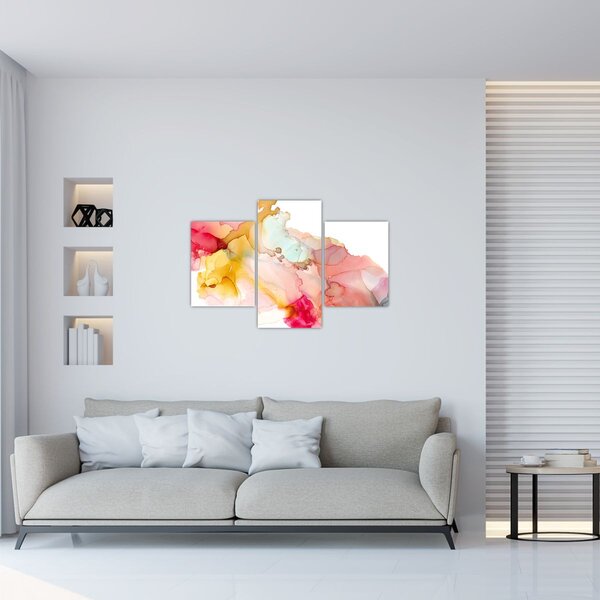 Slika - Apstrakcija tintom (90x60 cm)