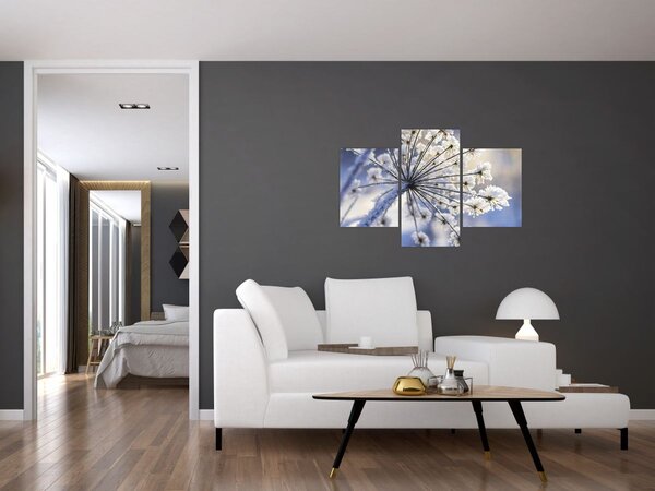 Slika - Smrznuti cvijet (90x60 cm)