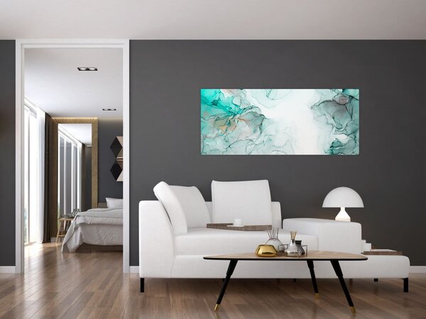 Slika - Apstrakcija tintom 2 (120x50 cm)