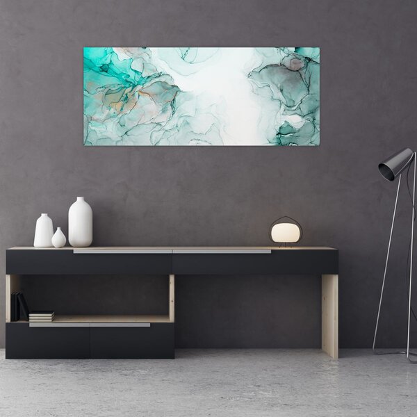 Slika - Apstrakcija tintom 2 (120x50 cm)