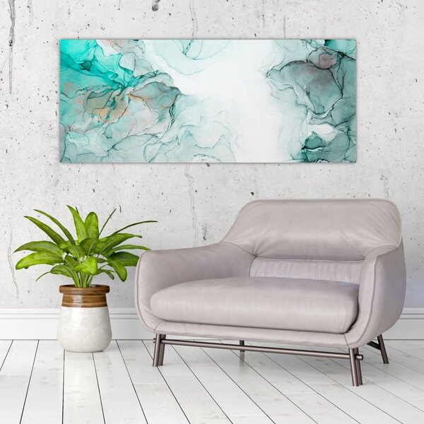 Slika - Apstrakcija tintom 2 (120x50 cm)
